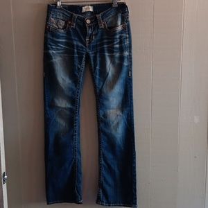 Big Star Women's Boot Cut Jeans - Dark Blue